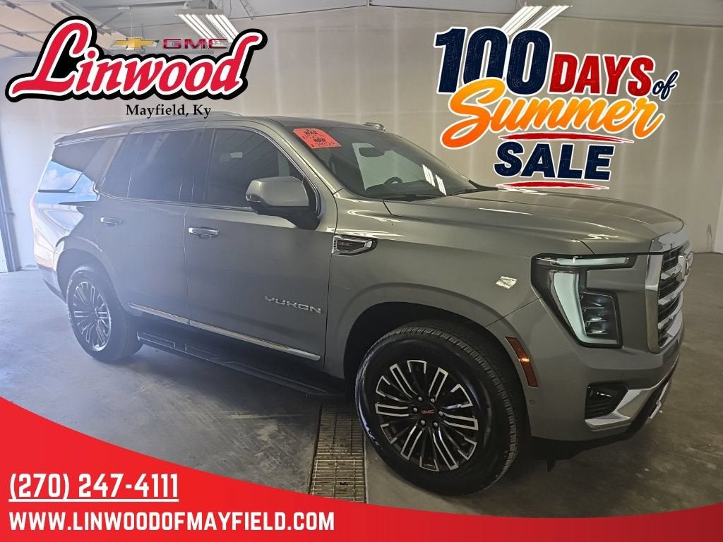 2026 GMC Yukon Elevation in Sterling Metallic — front three-quarter view