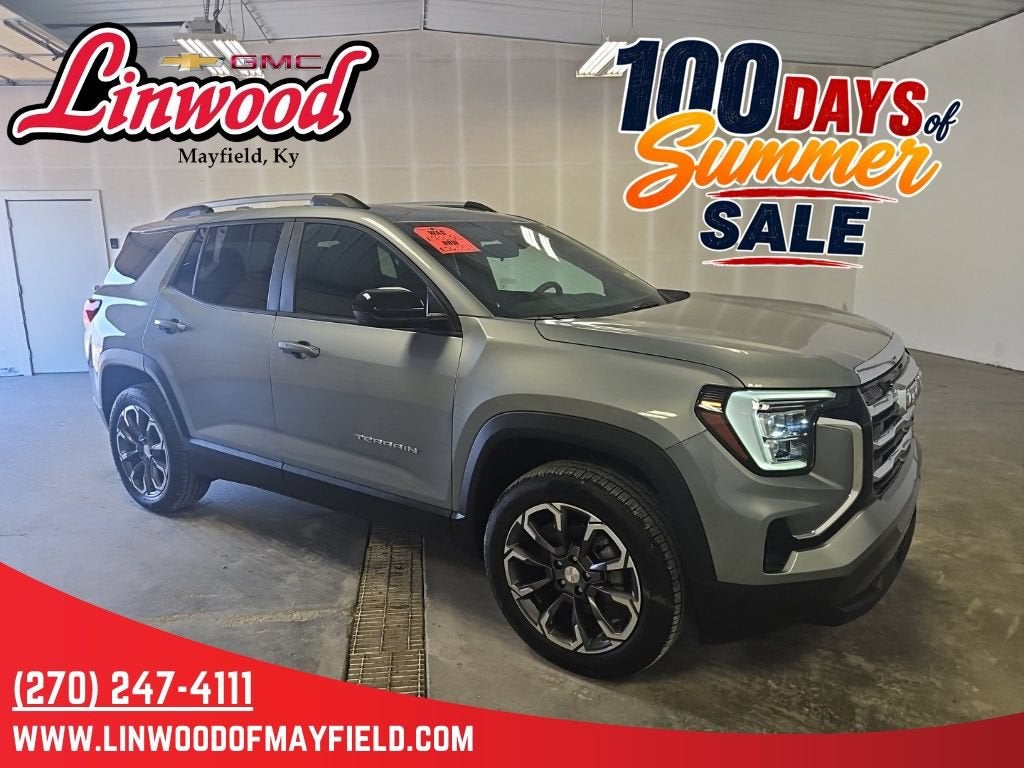 2026 GMC Terrain Elevation in Sterling Metallic — front three-quarter view